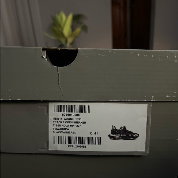 Balenciaga Track 2 Black/ Red - Picture 8 of 8